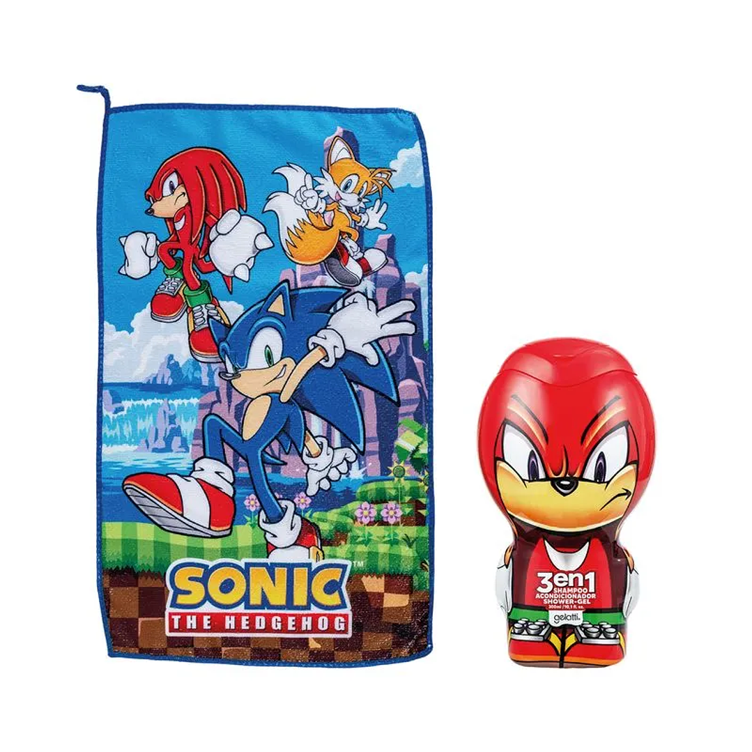 Set de Cuidado personal SONIC shoobies - shampoo + toalla sonic 2