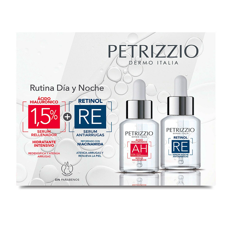 Set de Sérum Ácido Hialurónico + Retinol - PETRIZZIO 1