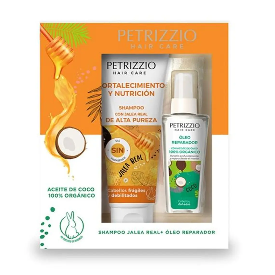 Estuche Shampoo Jalea Real + Óleo Coco - PETRIZZIO 1