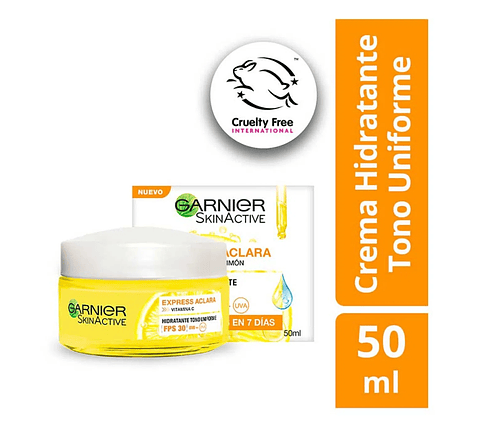 Crema Hidratante FPS 30 Express Aclara 50 ml