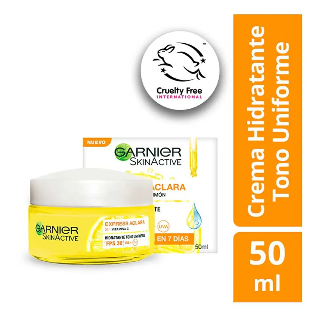 Crema Hidratante FPS 30 Express Aclara 50 ml 1