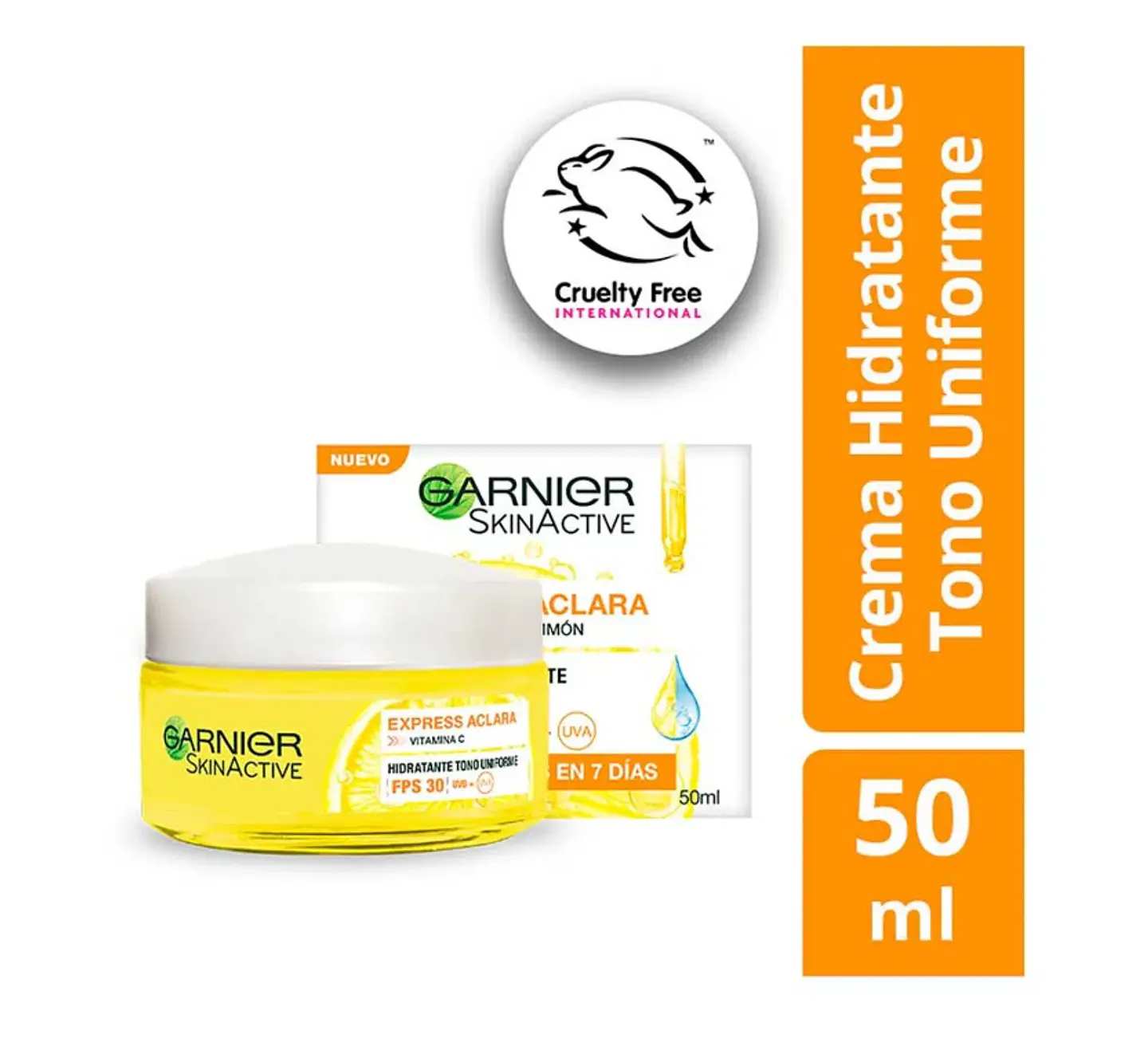 Crema Hidratante FPS 30 Express Aclara 50 ml 1
