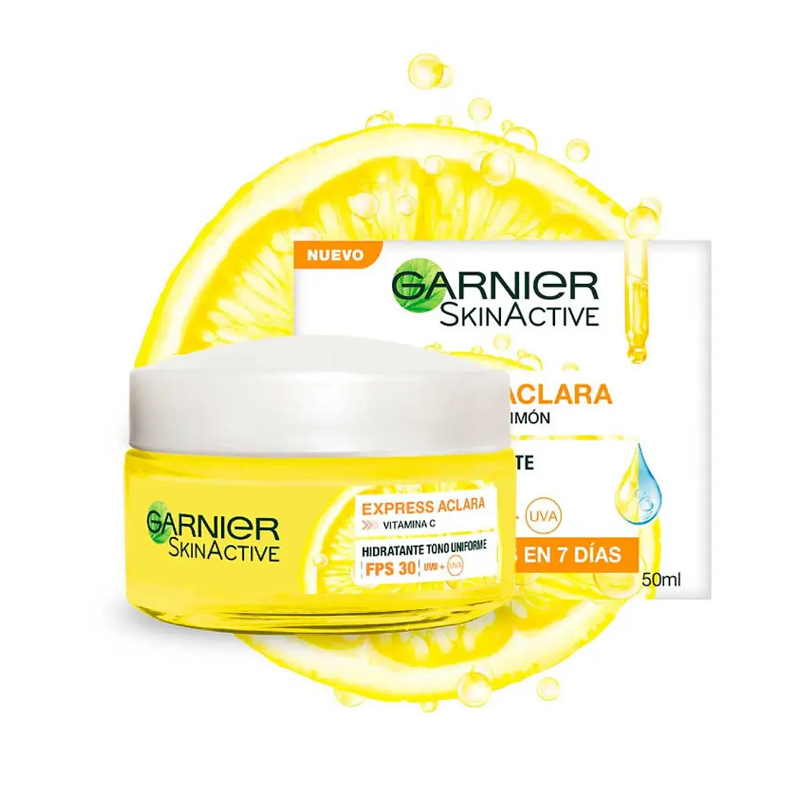 Crema Hidratante FPS 30 Express Aclara 50 ml 3