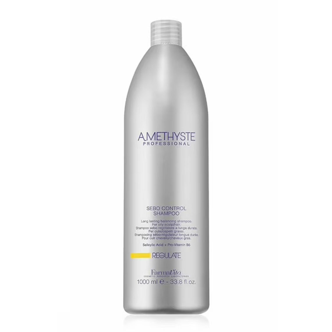 Amethyste Regulate Sebo Control Shampoo 1000ml - FARMAVITA 1