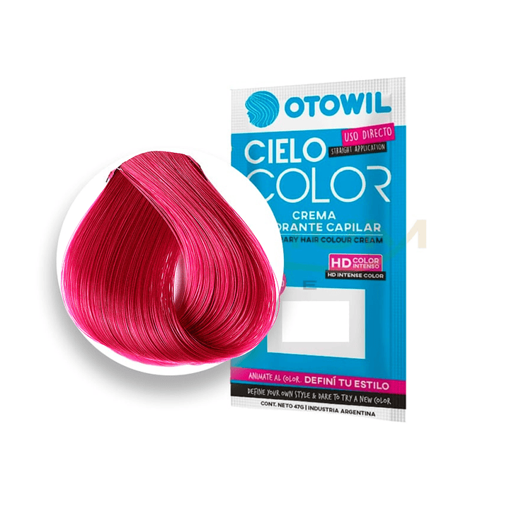 Sachet Tintura MAGENTA cielo color 47 grm sin amoniaco - OTOWIL 1