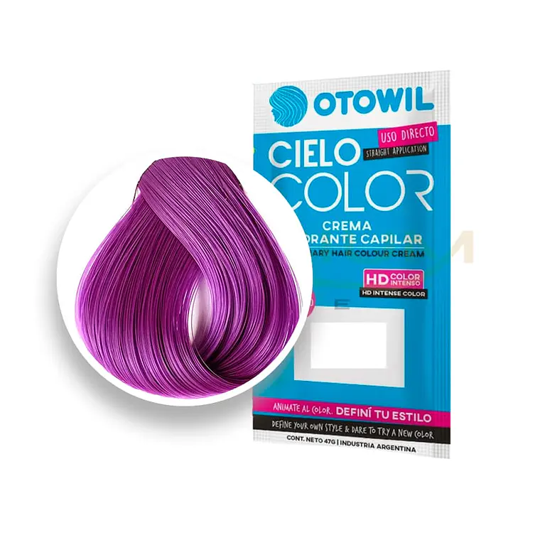 Sachet Tintura LILA cielo color 47 grm sin amoniaco - OTOWIL 1