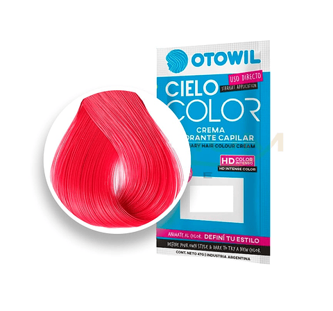 Sachet Tintura CEREZA cielo color 47 grm sin amoniaco - OTOWIL