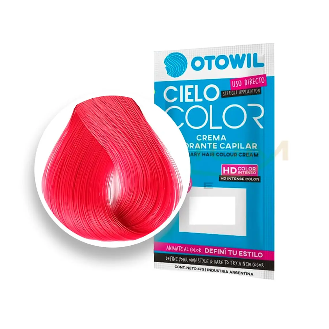 Sachet Tintura CEREZA cielo color 47 grm sin amoniaco - OTOWIL 1