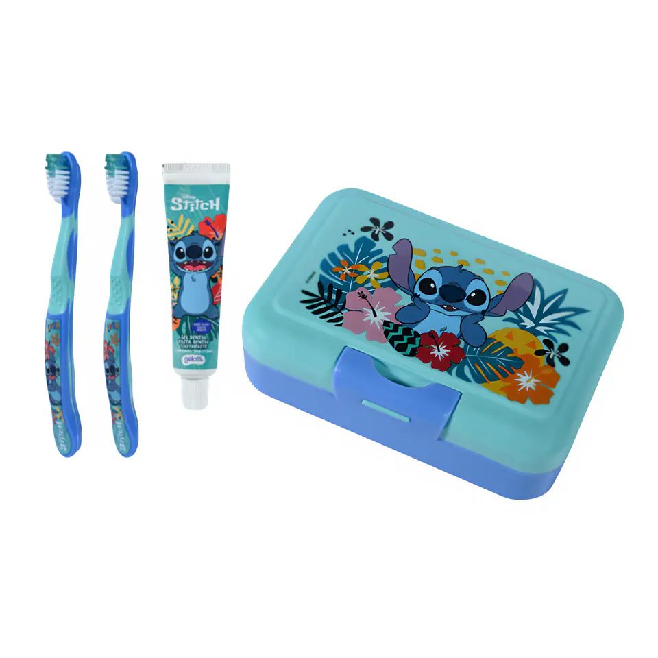 Lonchera Stitch Pasta de Dientes + 2 Cepillos - GELATTI 1