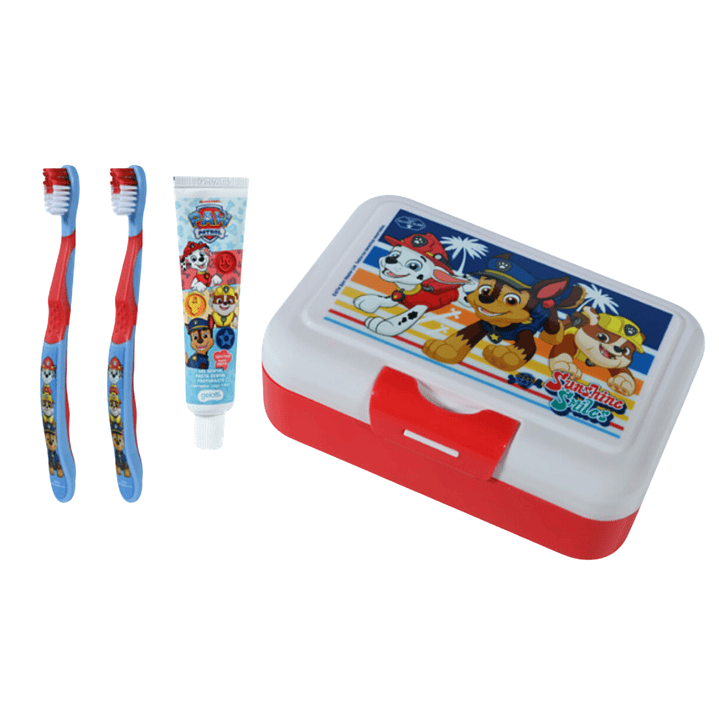 Lonchera Paw Patrol Pasta de Dientes + 2 Cepillos - GELATTI 1