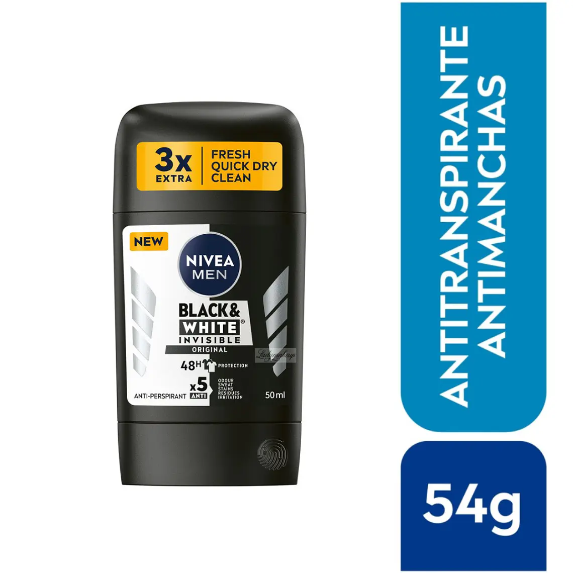 Nivea Men Invisible Black & White Original Stick 50ml NIVEA 1