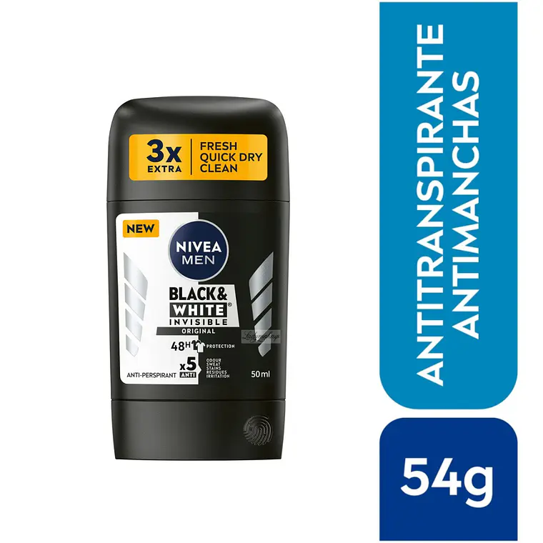 Nivea Men Invisible Black & White Original Stick 50ml NIVEA 1