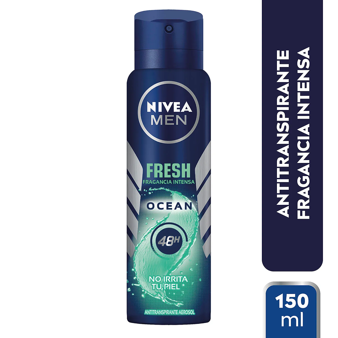 Desodorante Spray Men Fresh Ocean 150 mL - NIVEA 1