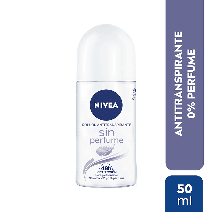 Desodorante Roll On Nivea Pure & Sensitive 50 ml - NIVEA 1