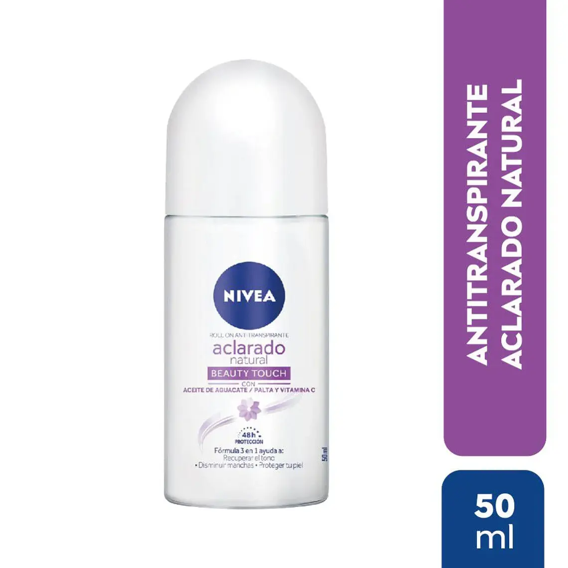 Desodorante Aclarado Natural Beauty Touch Roll On - NIVEA 1