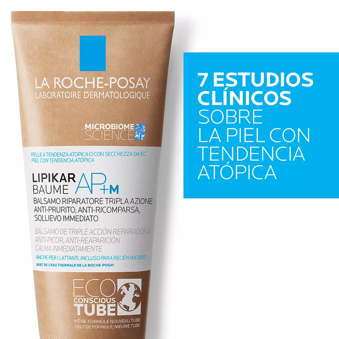 Balsamo Hidratante Lipikar Baume AP+M+Eco-tubo 200ml - Piel Seca - LA ROCHE-POSAY 2