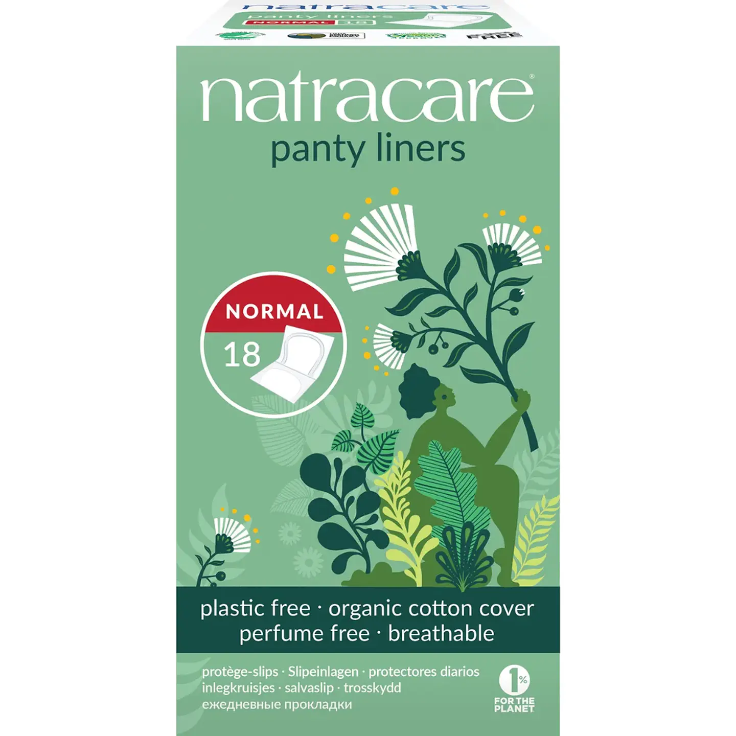 Natracare Protector Diario Normal x 18 uni 1