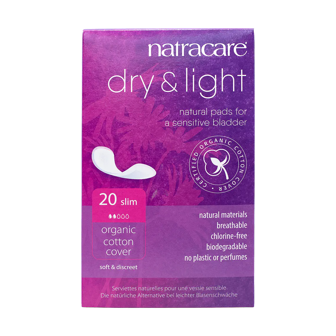 Compresas para la Incontinencia Dry & Light Slim - NATRACARE 1