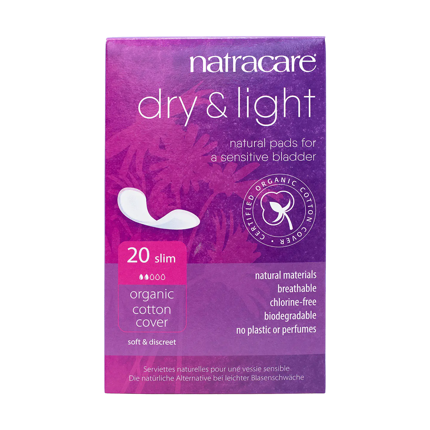 Compresas para la Incontinencia Dry & Light Slim - NATRACARE 1