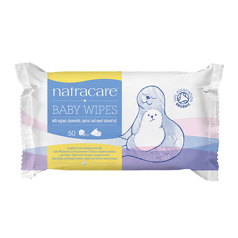 Toallitas bebé Natracare 50 unidades