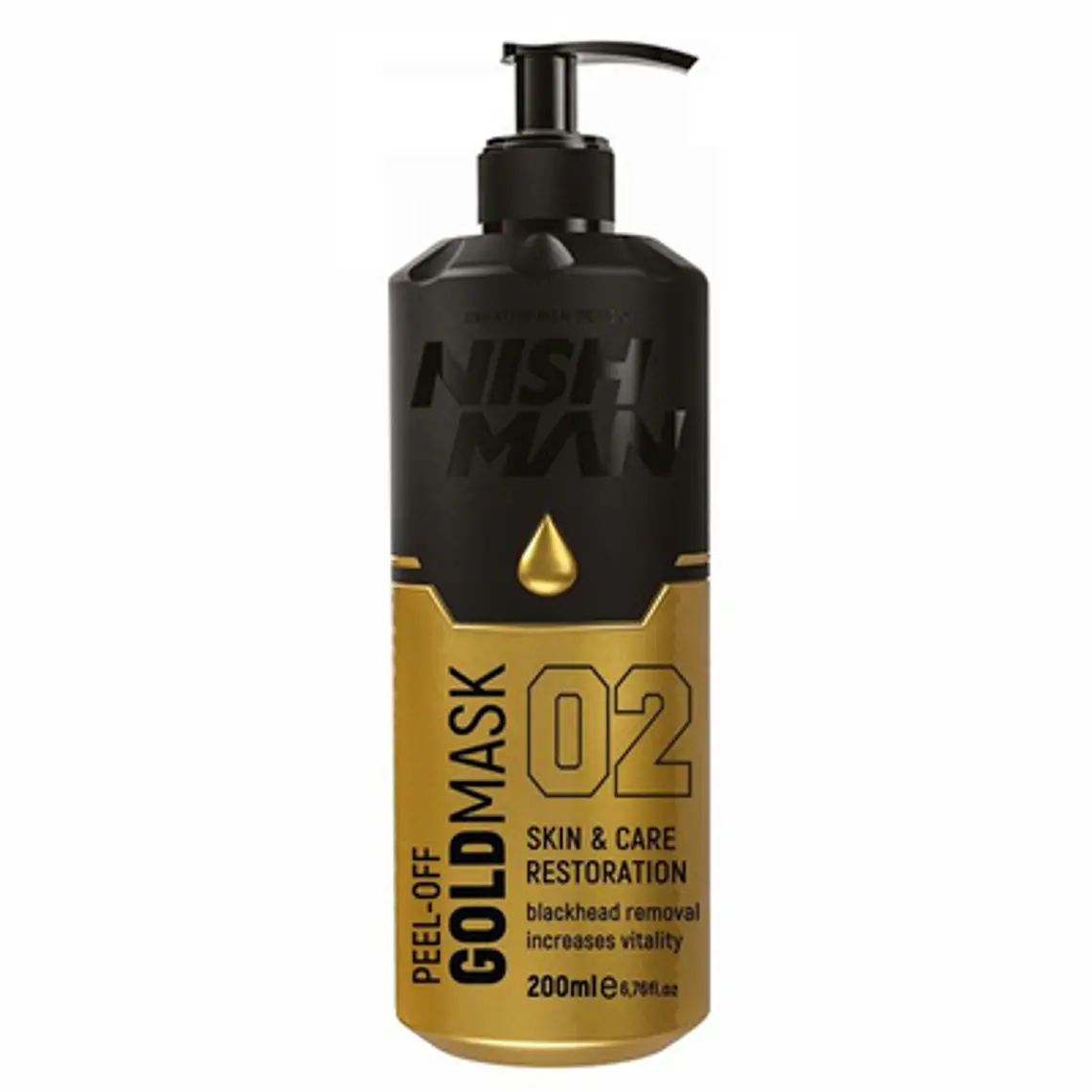 Peel-Off Gold Mask 02 200ml - NISHMAN 1