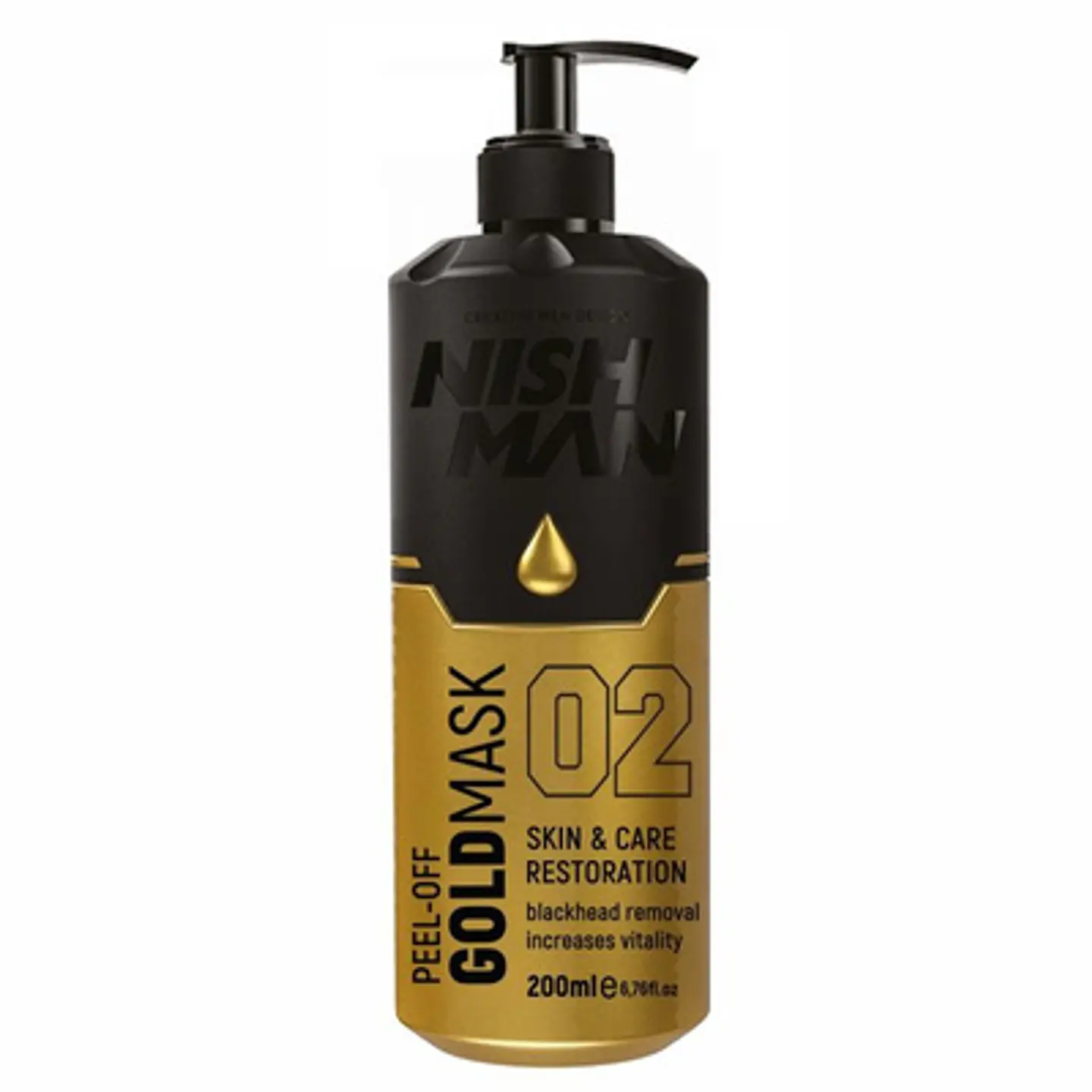 Peel-Off Gold Mask 02 200ml - NISHMAN 1