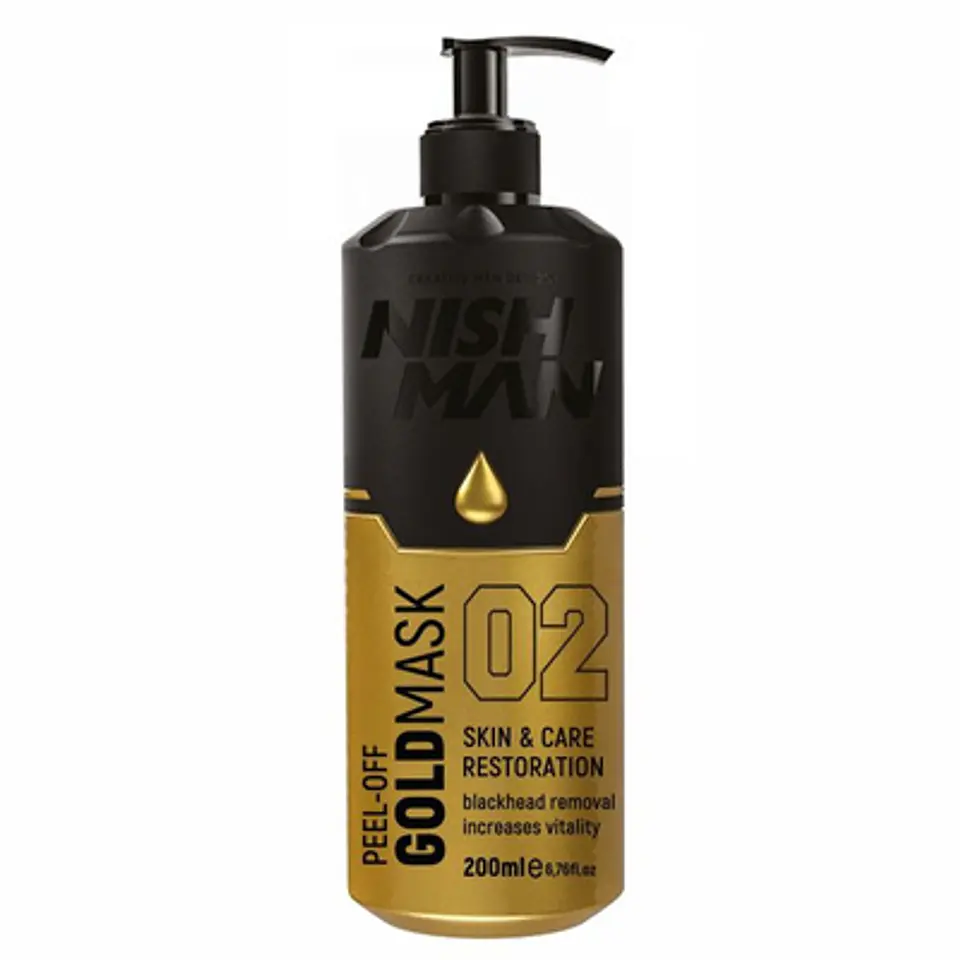 Peel-Off Gold Mask 02 200ml - NISHMAN 1