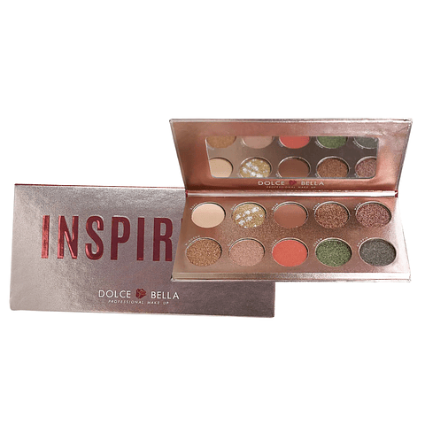 Paleta de Sombra Inspired x10 tono#2 - DOLCE BELLA