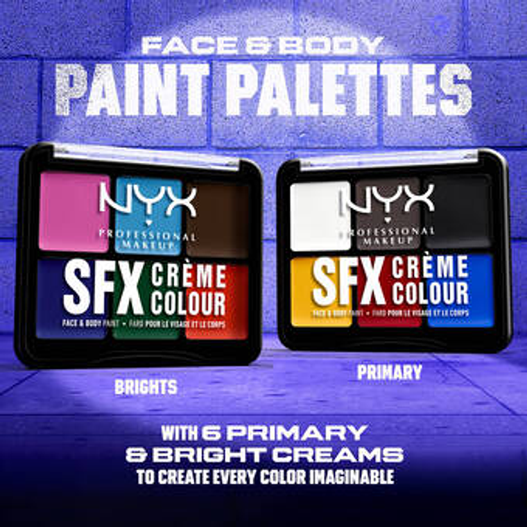 Paleta de Maquillaje Facial y Corporal SFX Creme Colour - NYX SECONDARY 02 2