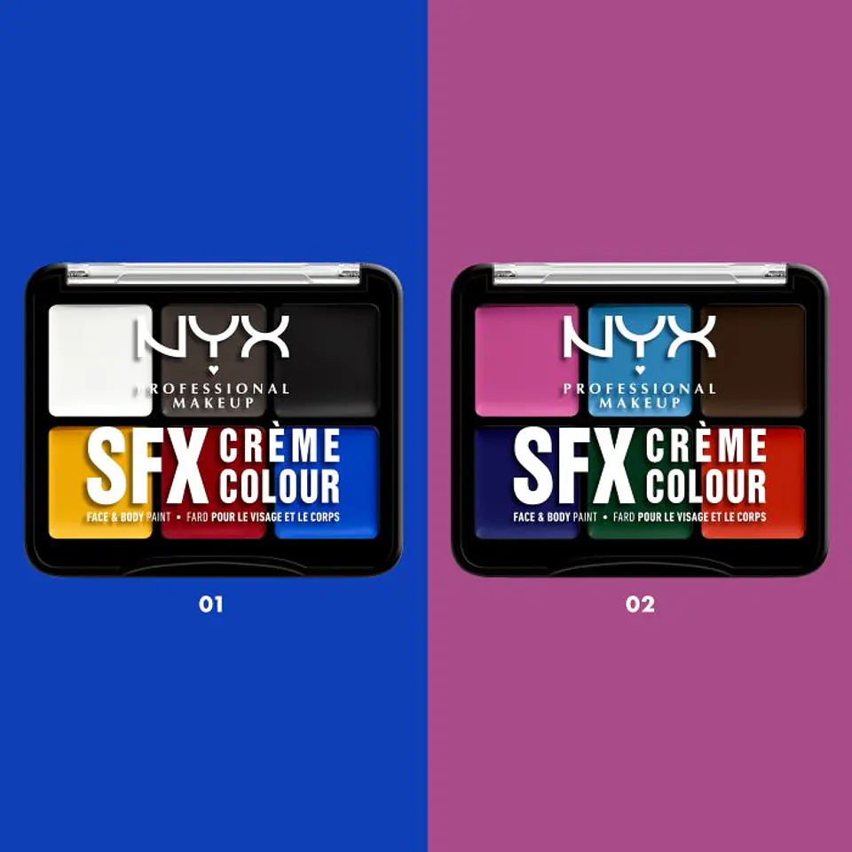 Paleta de Maquillaje Facial y Corporal SFX Creme Colour - NYX SECONDARY 02 3