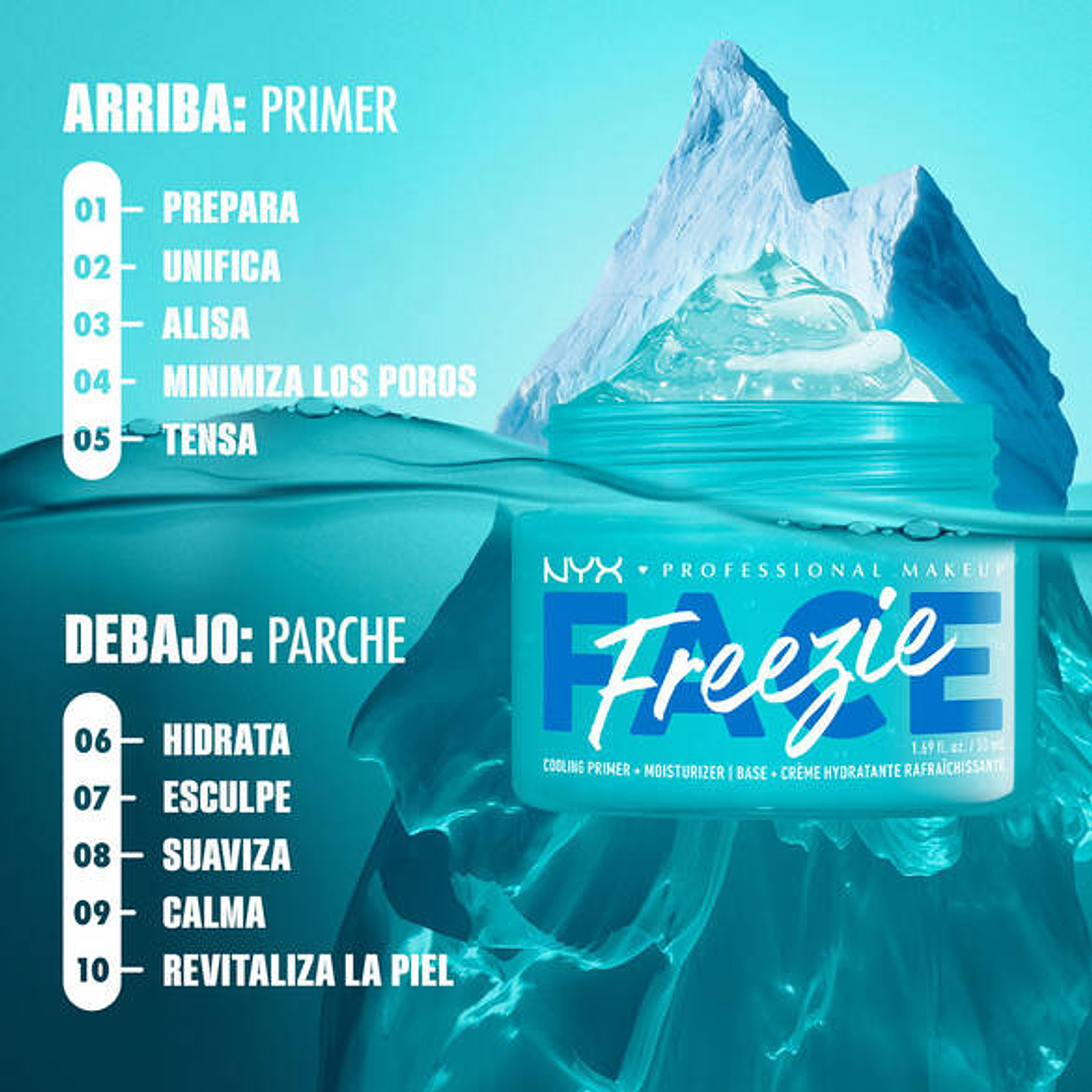 Primer Face Freezie Cooling + Moisturizer - NYX  2