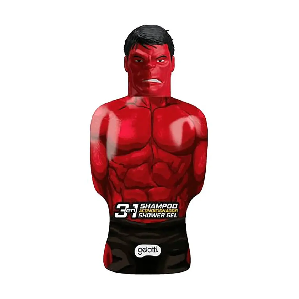 Shampoo 350ml Avengers 3 en 1 Red Hulk - GELATTI 1