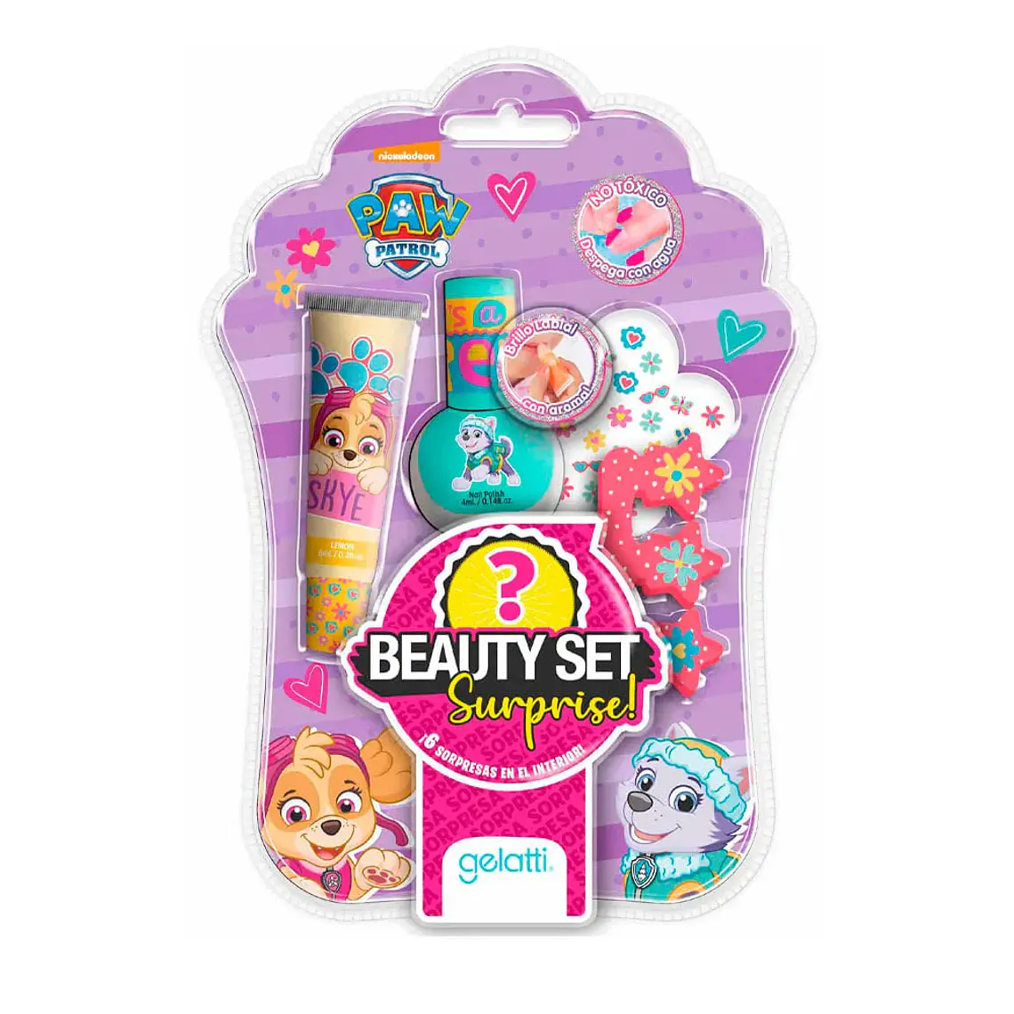 Set Maquillaje Niña Beauty Set Surprise Paw Patrol - GELATTI 1