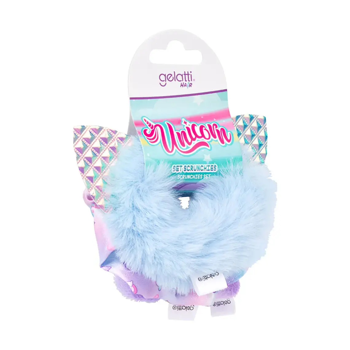 Set X 3 Scrunchies de Unicornio - GELATTI 1