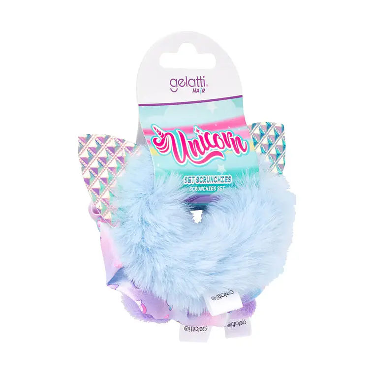 Set X 3 Scrunchies de Unicornio - GELATTI 1