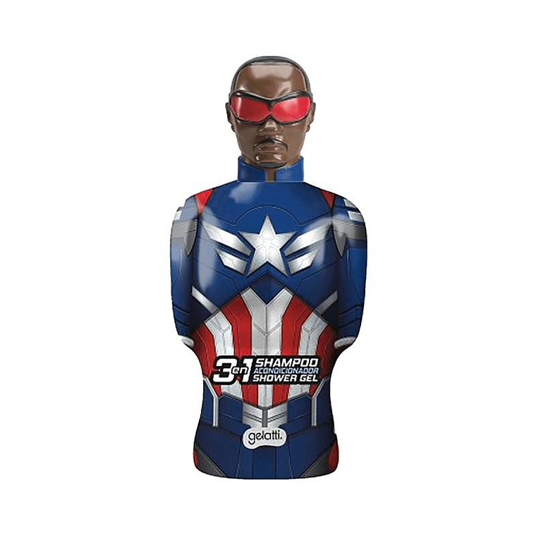 Shampoo 350 ML Avengers 3 en 1 - Capitán América - GELATTI 1