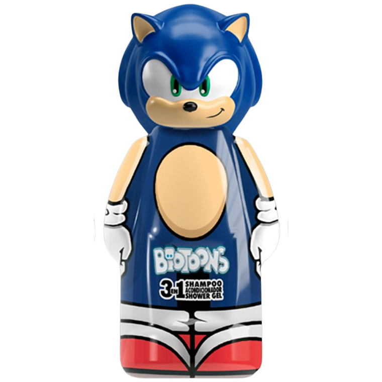 Shampoo 3En1 2D Biotoons Sonic 300 ML - GELATTI 1