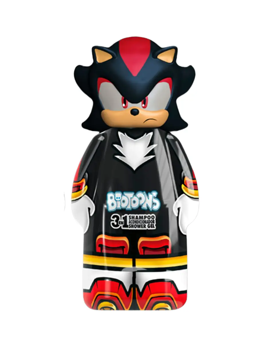 Shampoo 3En1 2D Biotoons Sonic Black 300 ML - GELATTI 1