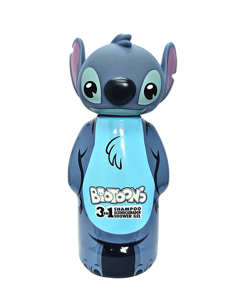 Shampoo 3 En 1 2D Biotoons Stitch 12X 300 ML - GELATTI