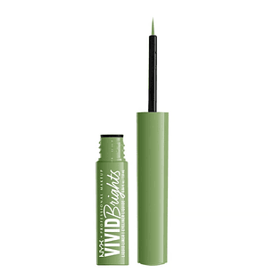 Delineador De Ojos Líquido Vivid Bright Liquid Liner Ghosted Green - NYX
