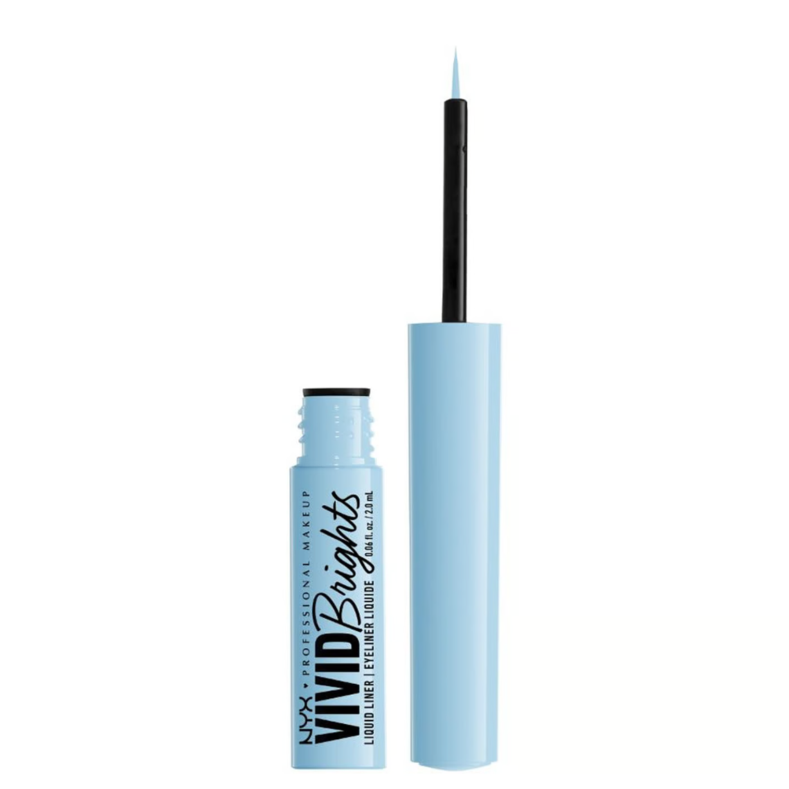 Delineador De Ojos Líquido Vivid Bright Liquid Liner - Blue Thang - NYX 2