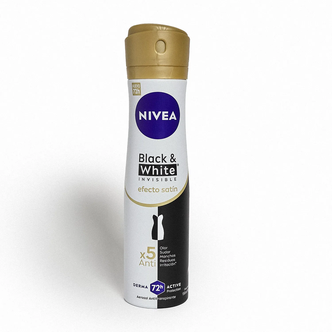 Desodorante Spray Nivea B&W Silk 150 ML - NIVEA 1