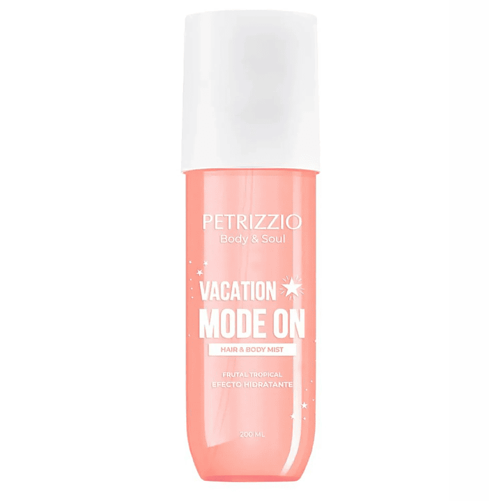Fragancia Hair & Body Mist Vacation Mode On 200 ML Manos y Cuerpo - PETRIZZIO 1
