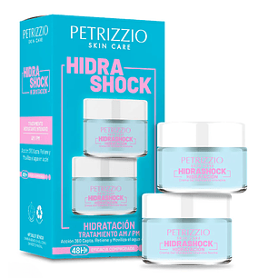 Set de Cremas Hidra Shock Plus Día + Noche - PETRIZZIO
