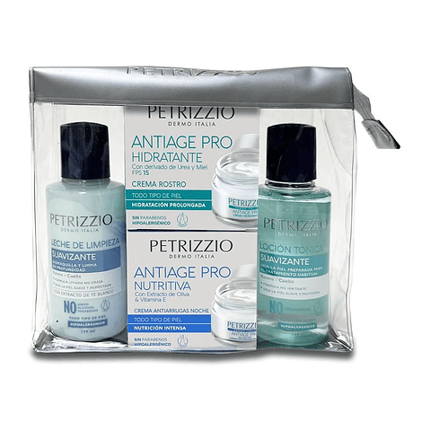 Set Cuatripack Cremas De Limpieza Y Cuidado Básico - PETRIZZIO