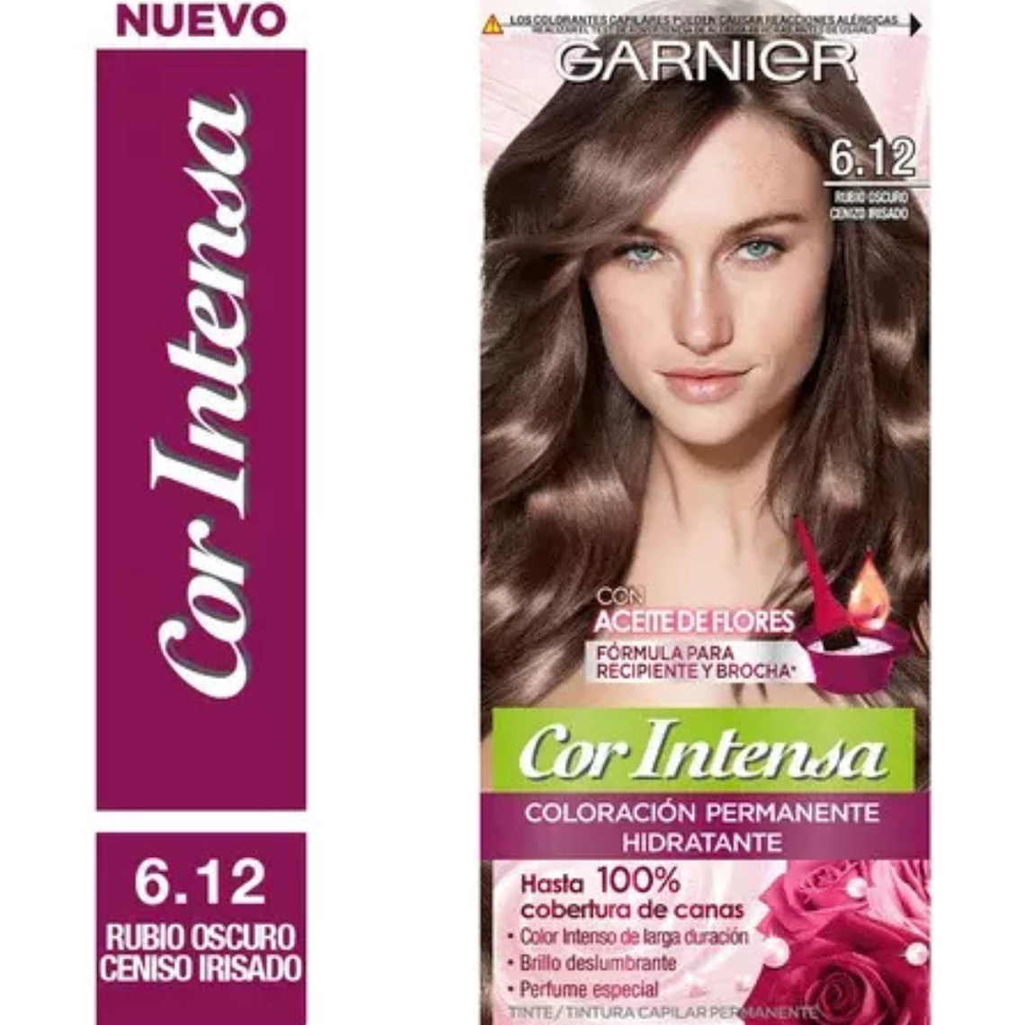 Tintura Nutrisse Cor Intensa 6.12 -  GARNIER 1