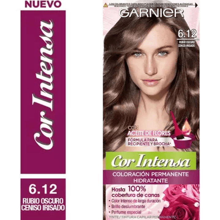 Tintura Nutrisse Cor Intensa 6.12 -  GARNIER 1