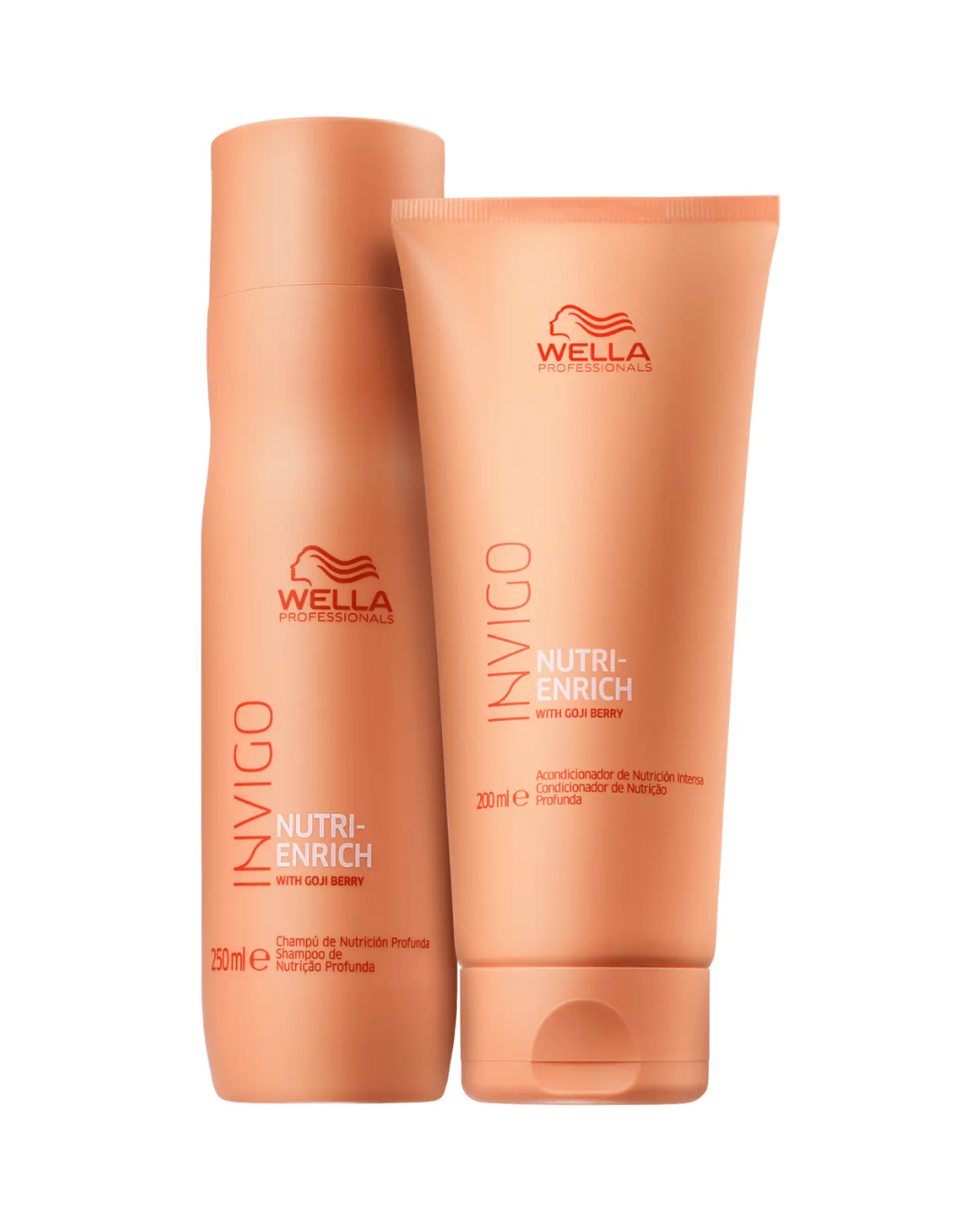 Pack Nutrición Invigo Nutri Enrich Shampoo 250 ML + Acondicionador 200 ML + Secador de Cabello - WELLA 4