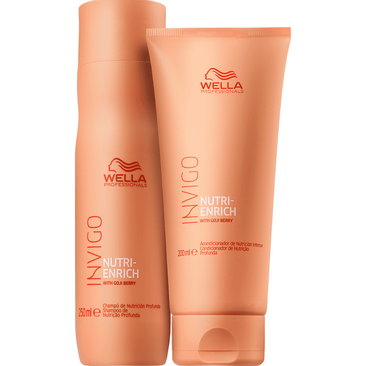 Pack Nutrición Invigo Nutri Enrich Shampoo 250 ML + Acondicionador 200 ML - WELLA 3