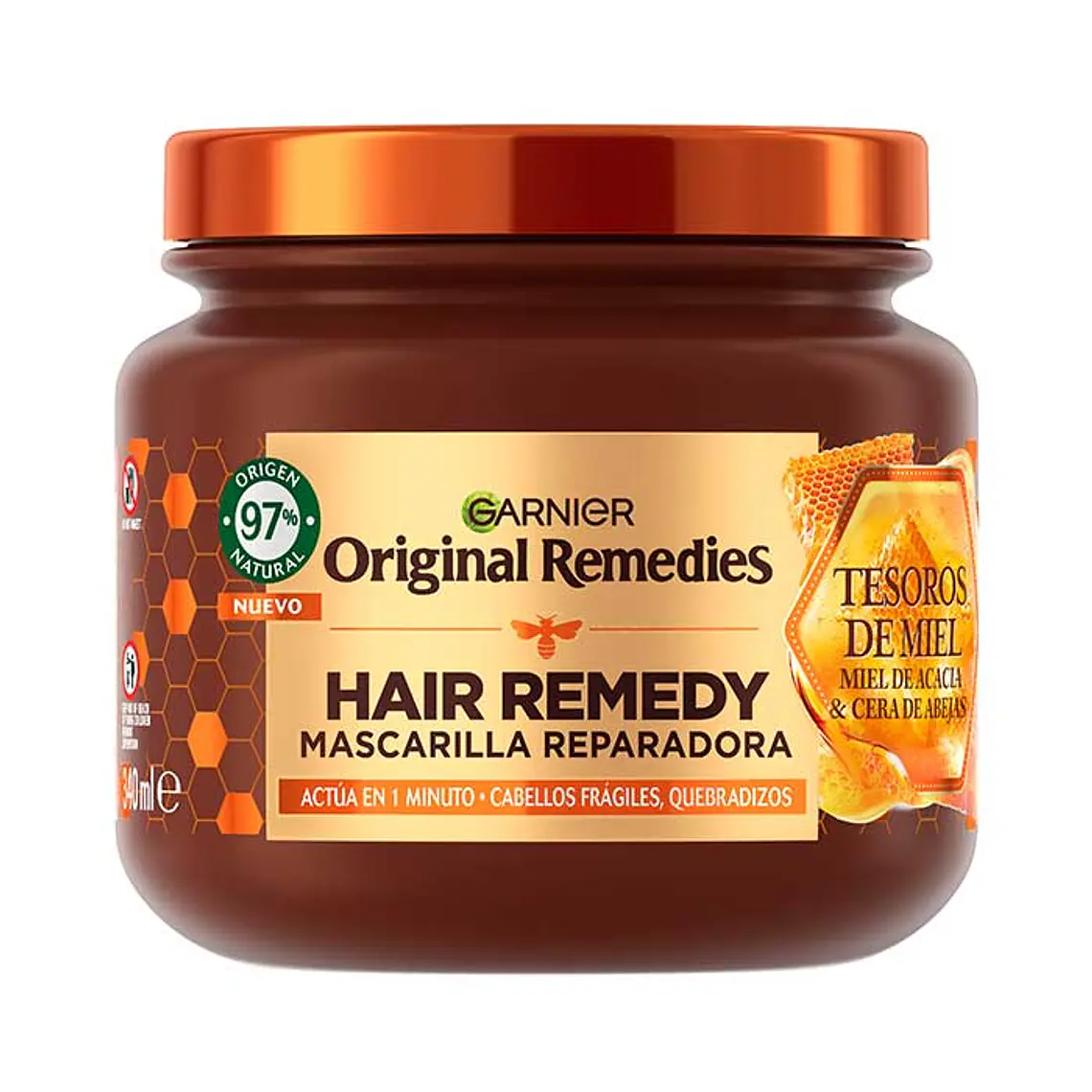 Crema de Tratamiento Tesoros de Miel 340ml - GARNIER 1